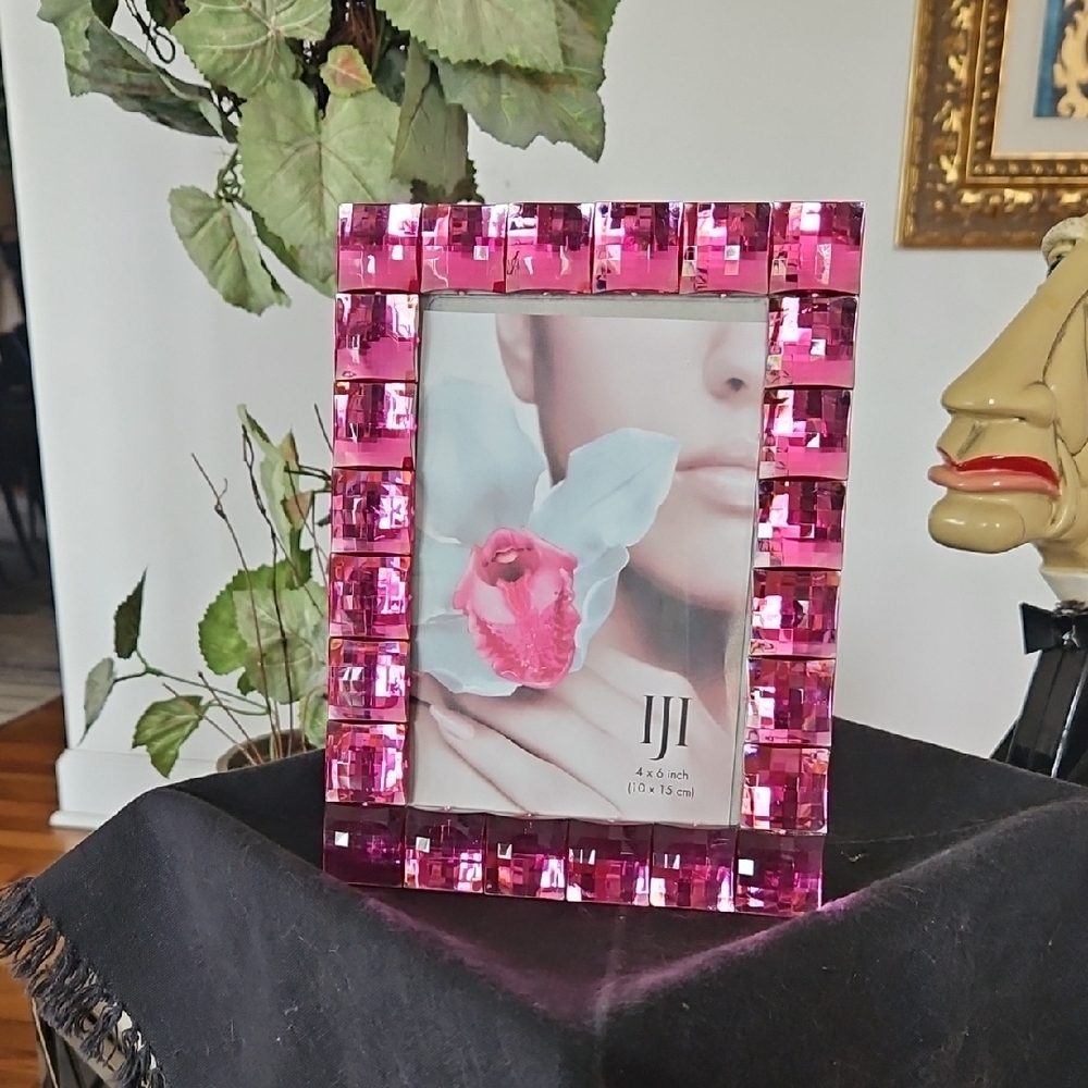 Isaac Jacobs Pink Crystal Photo Frame (4×6)  NWT